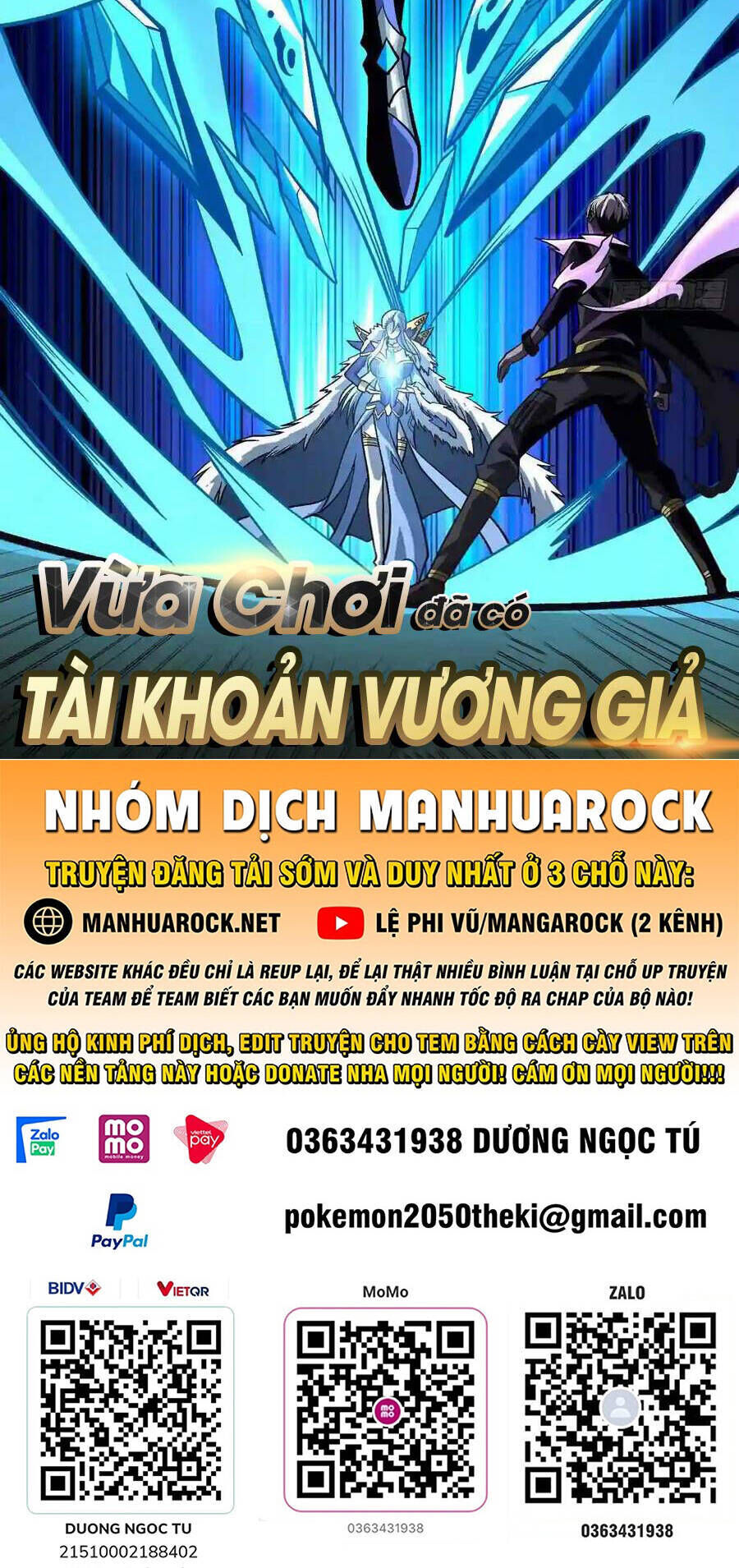 vừa chơi đã có tài khoản vương giả chapter 159 - Next chapter 160