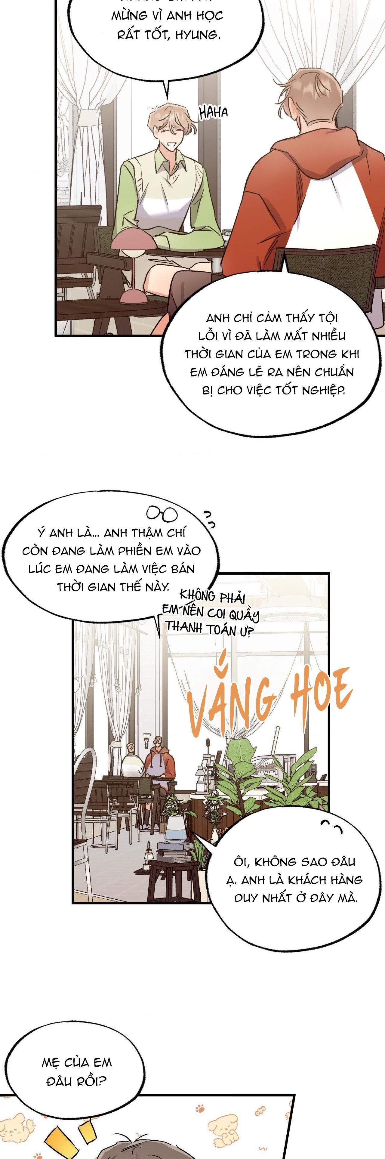 (abo) vũ trụ nơi em xuống Chapter 9 - Trang 2