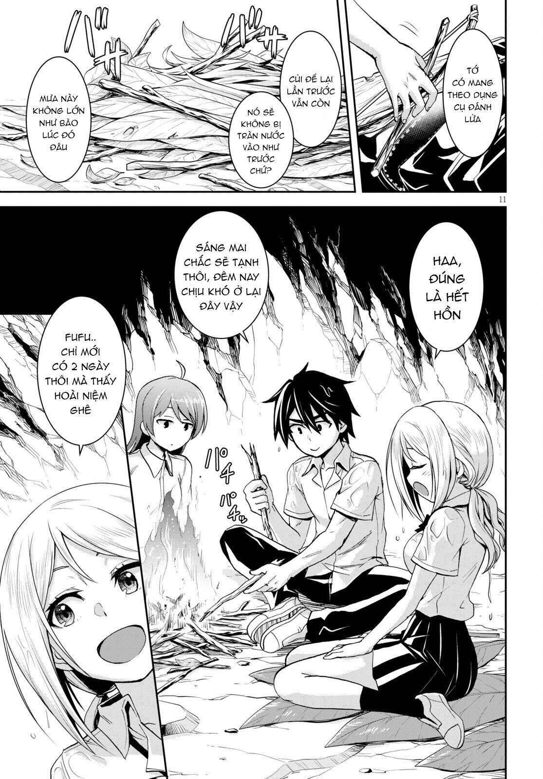 Isekai Yurutto Survival Seikatsu: Gakkou No Minna To Isekai No Mujintou Ni Tenishitakedo Ore Dake Rakushou Desu Chapter 14 - Trang 2