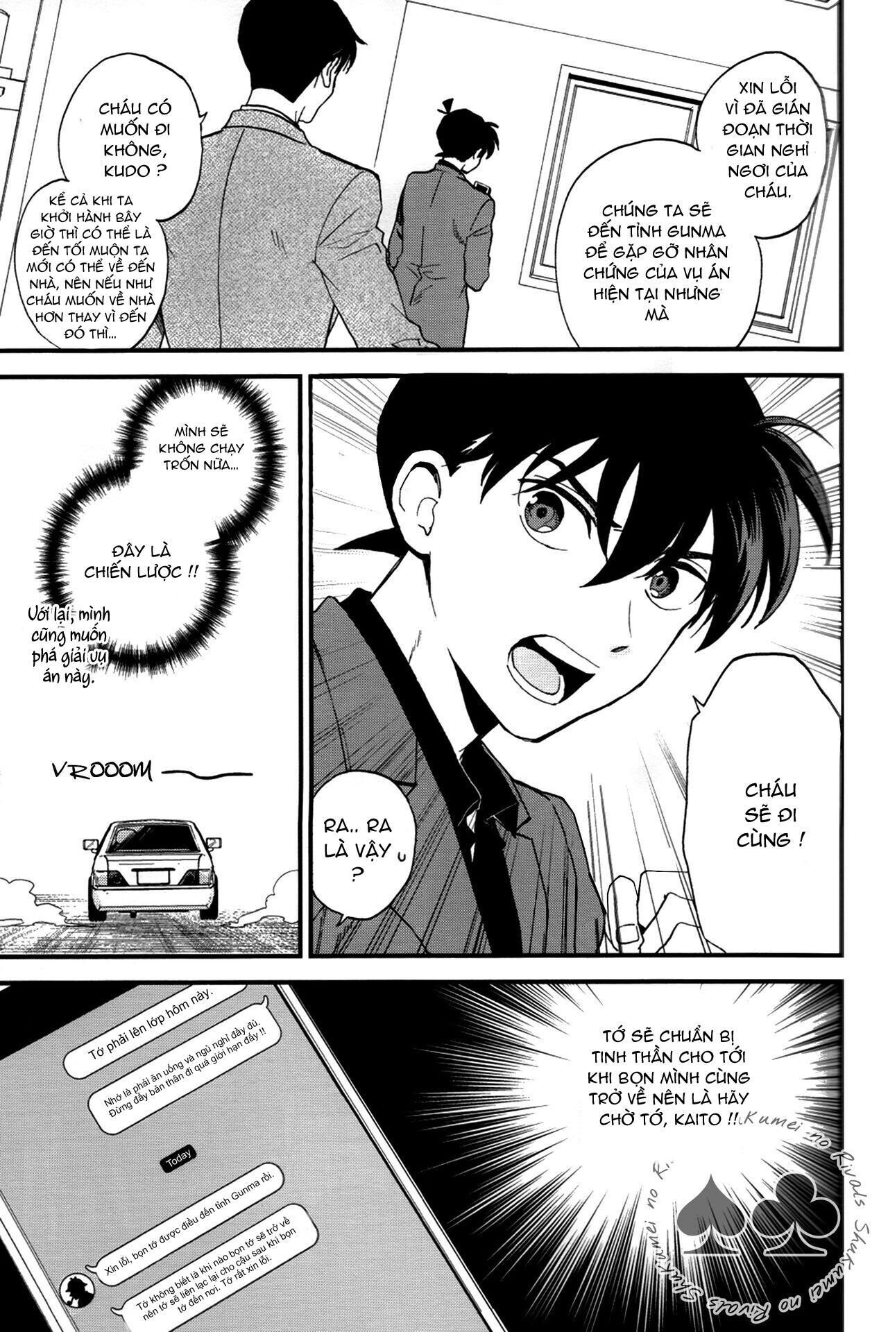 DJ Detective Conan Chapter 2 KaitoxShinichi - Trang 2