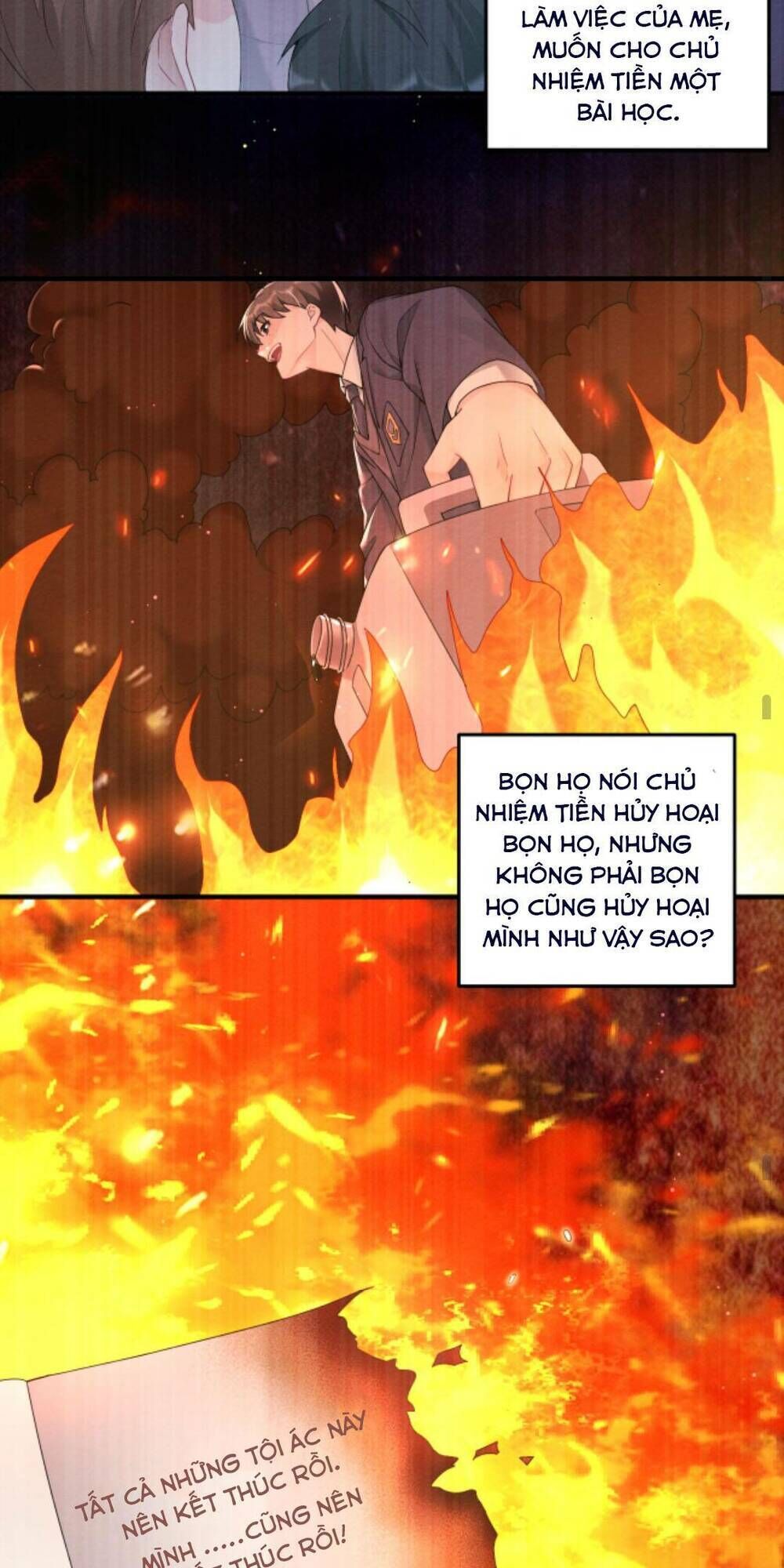 đứng yên! em gái chúng tôi nói trên đầu bạn có quỷ. chapter 75 - Trang 2