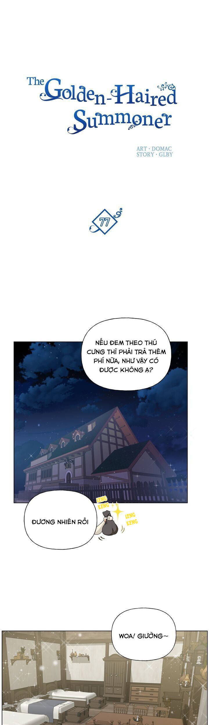 triệu hồi sư với mái tóc màu hoàng kim Chapter 77.1 - Trang 2