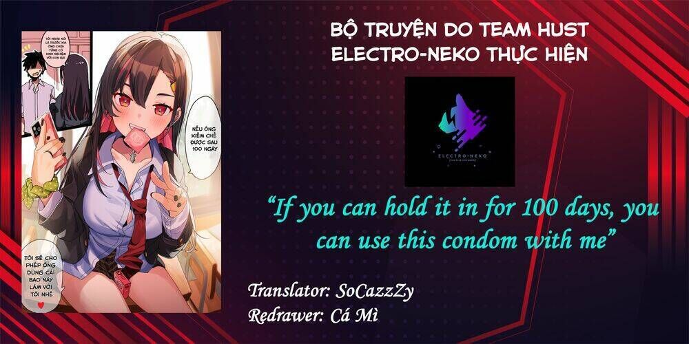 if you can hold it in for 100 days, you can use this condom with me chapter 1: ngày thứ 1 - Trang 2