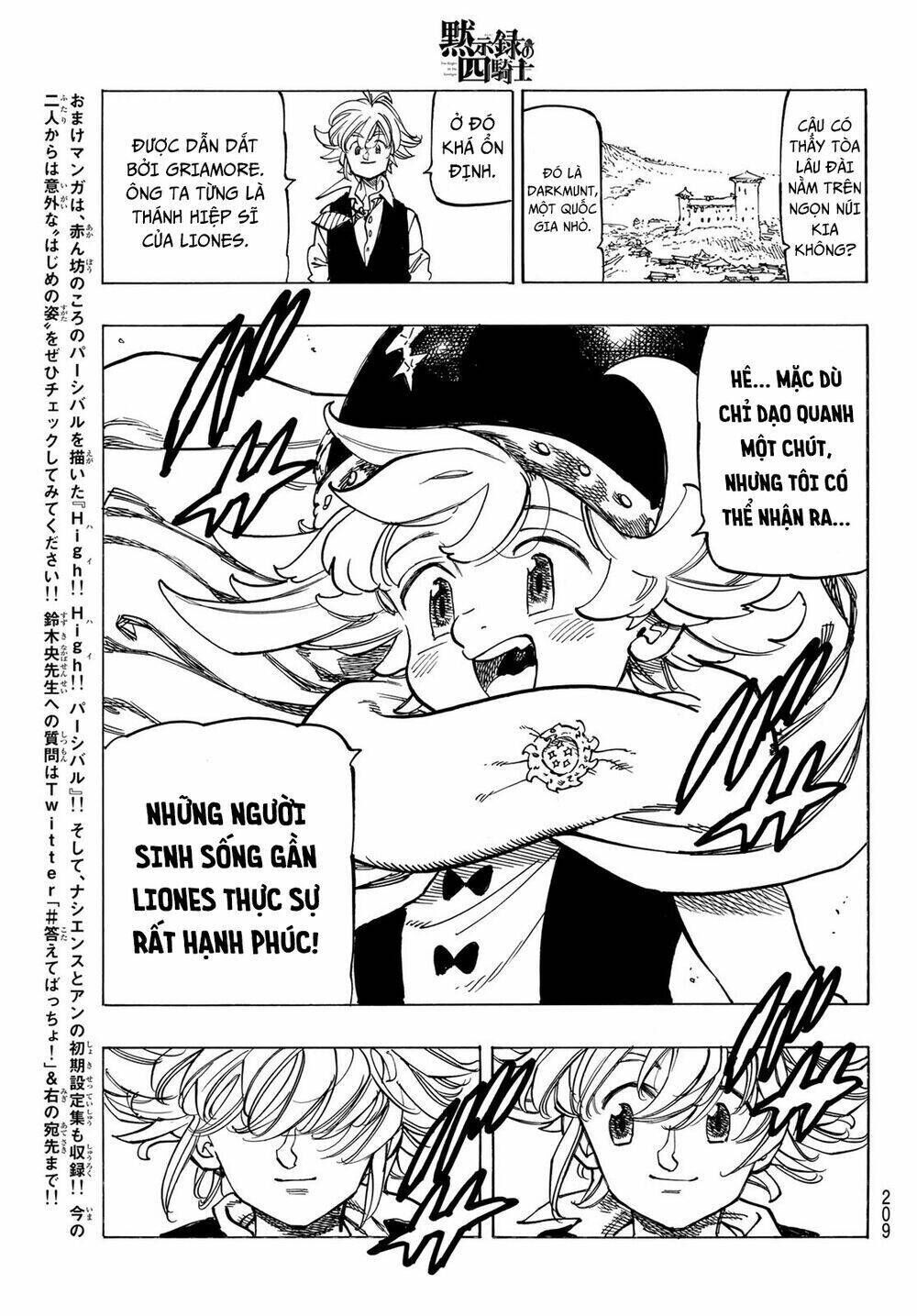 tứ kỵ sĩ khải huyền chapter 52: meliodas và percival - Trang 2