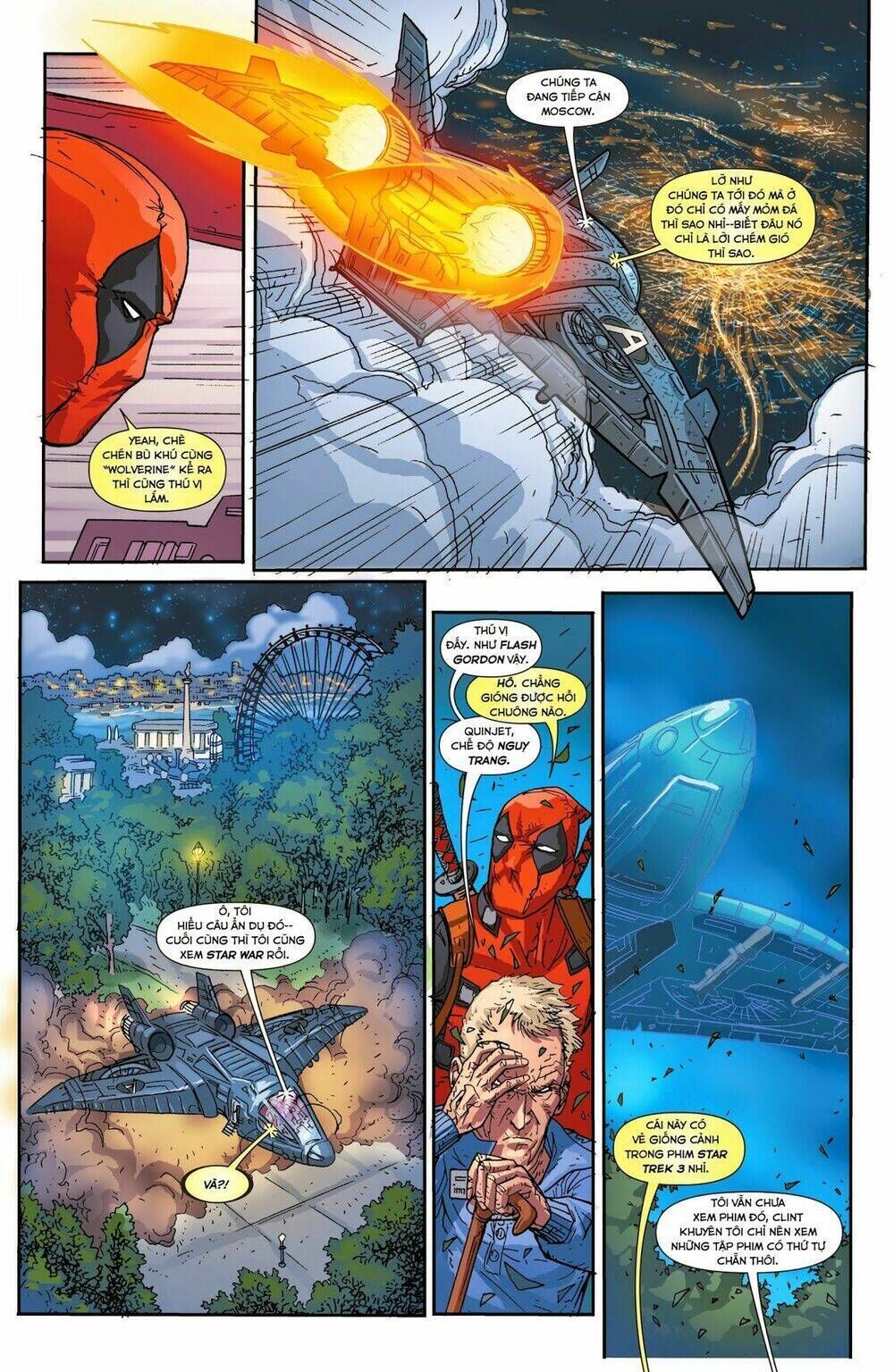 death of wolverine - deadpool & captain america [one shot] chương 1 - Trang 2