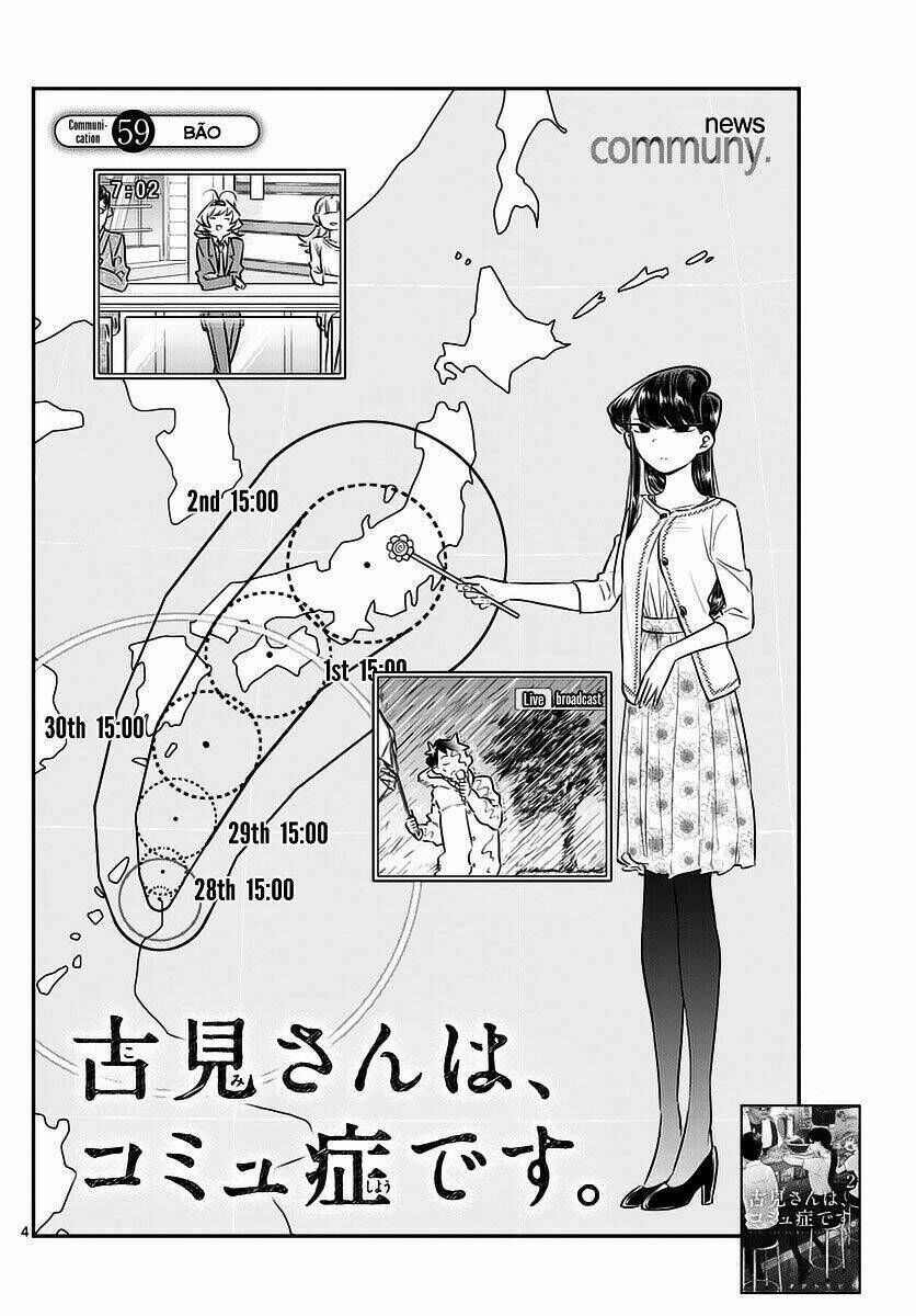 komi không thể giao tiếp chapter 59: - bão - Trang 2