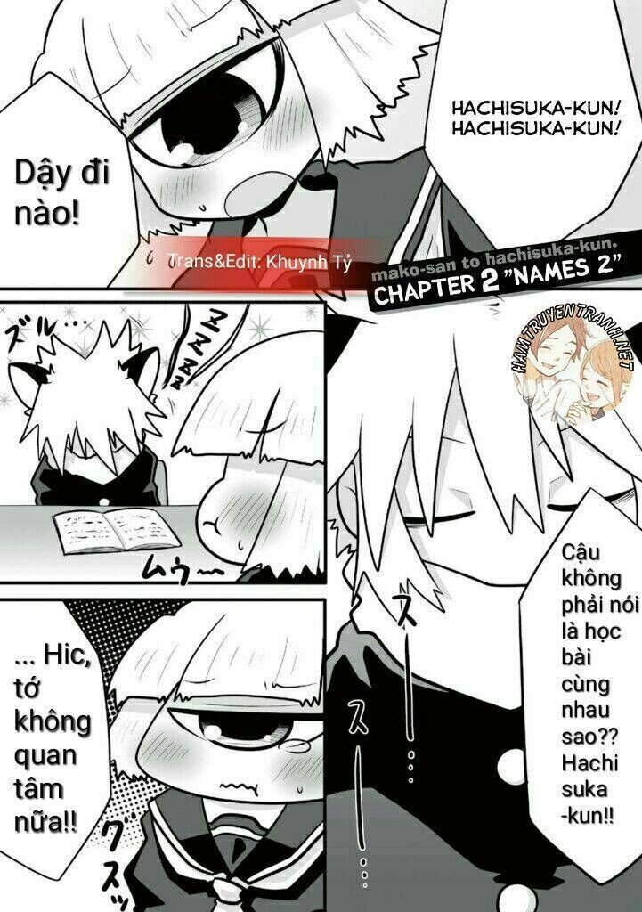 mako-san và hachisuka-kun chương 2 - Trang 2