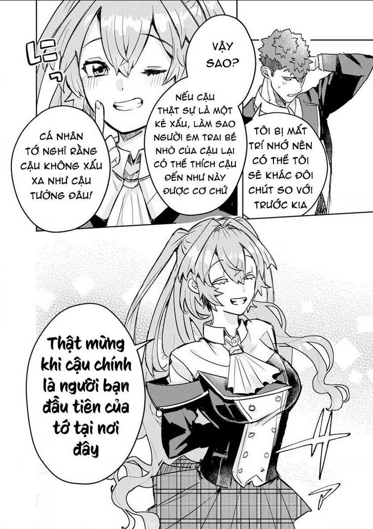 nichiasa suki no otaku ga akuyaku seito ni tenseishita kekka, hametsu flag ga houkaishiteiku ken ni tsuite Chapter 4 - Trang 2