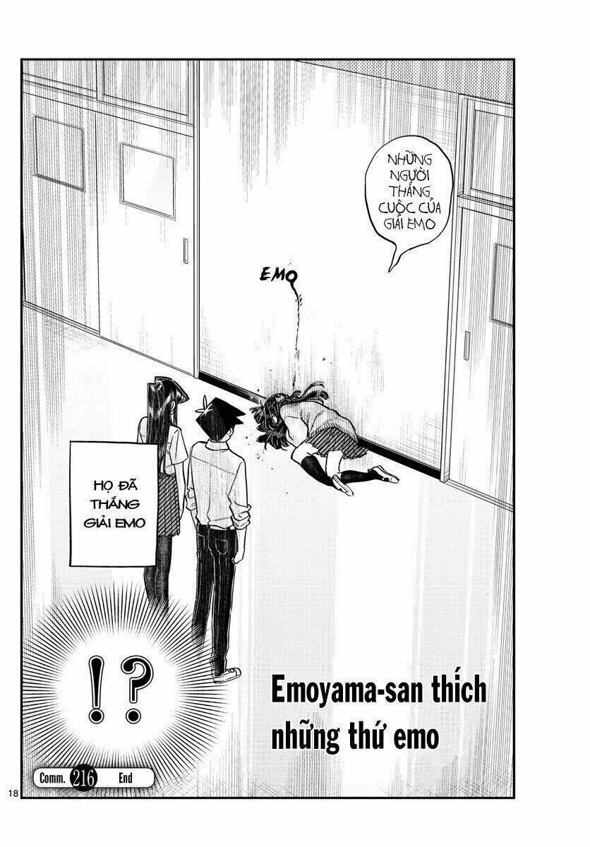 komi không thể giao tiếp chapter 216: emoyama-san thích những thứ emo - Trang 2