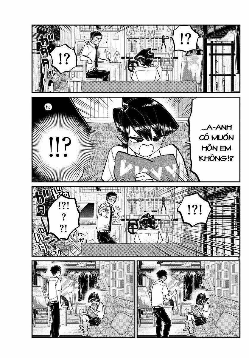 komi không thể giao tiếp chapter 218: nụ hôn của bố và mẹ - Trang 2