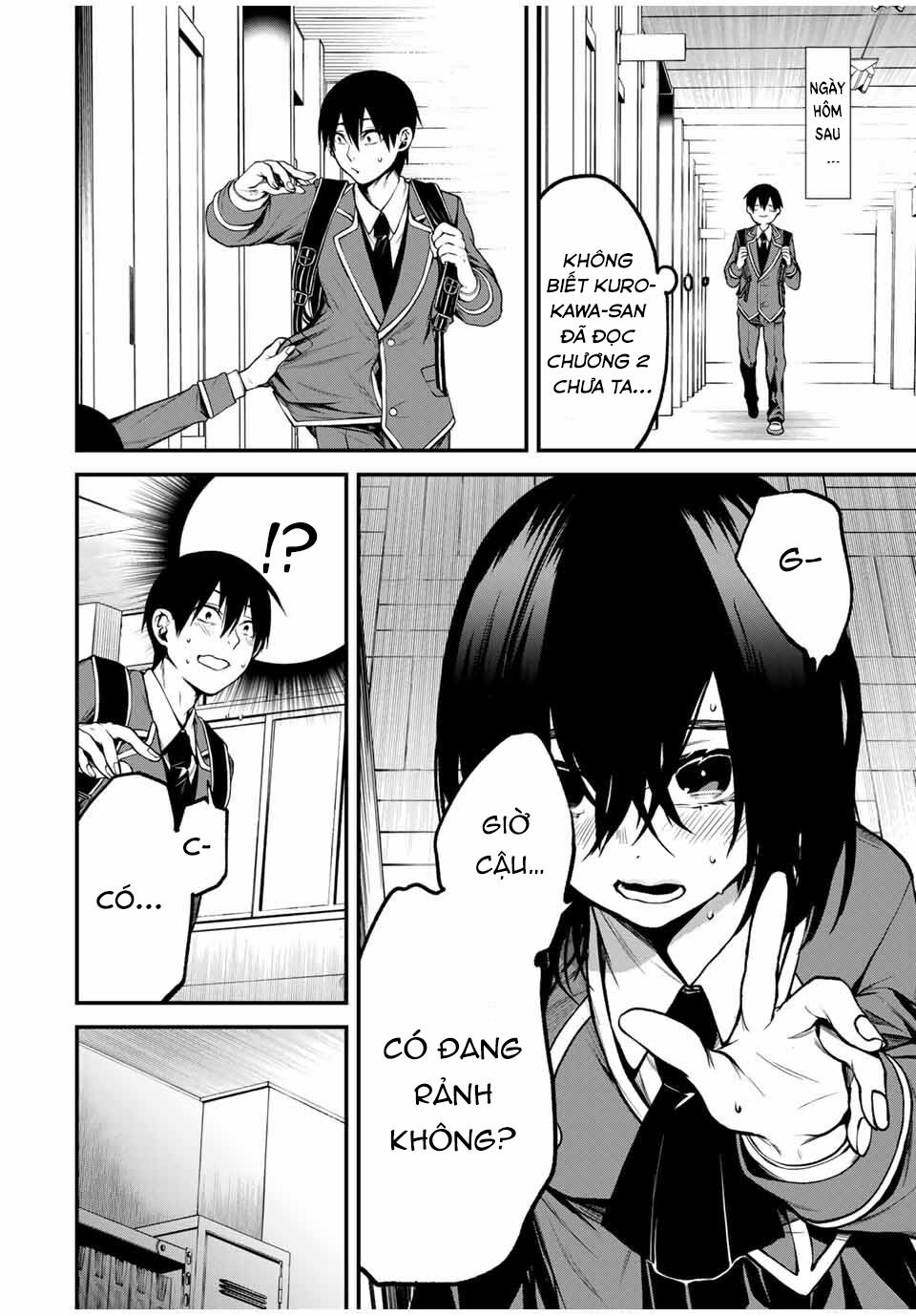 cô bạn bàn bên kurokawa Chapter 2 - Trang 2