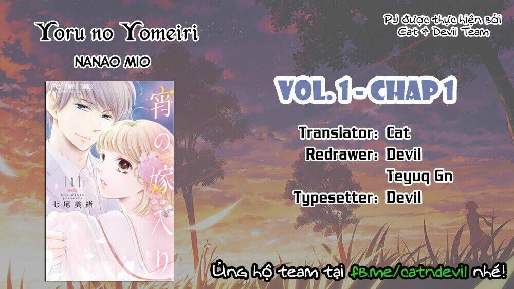 yoru no yomeiri chapter 1 - Trang 2