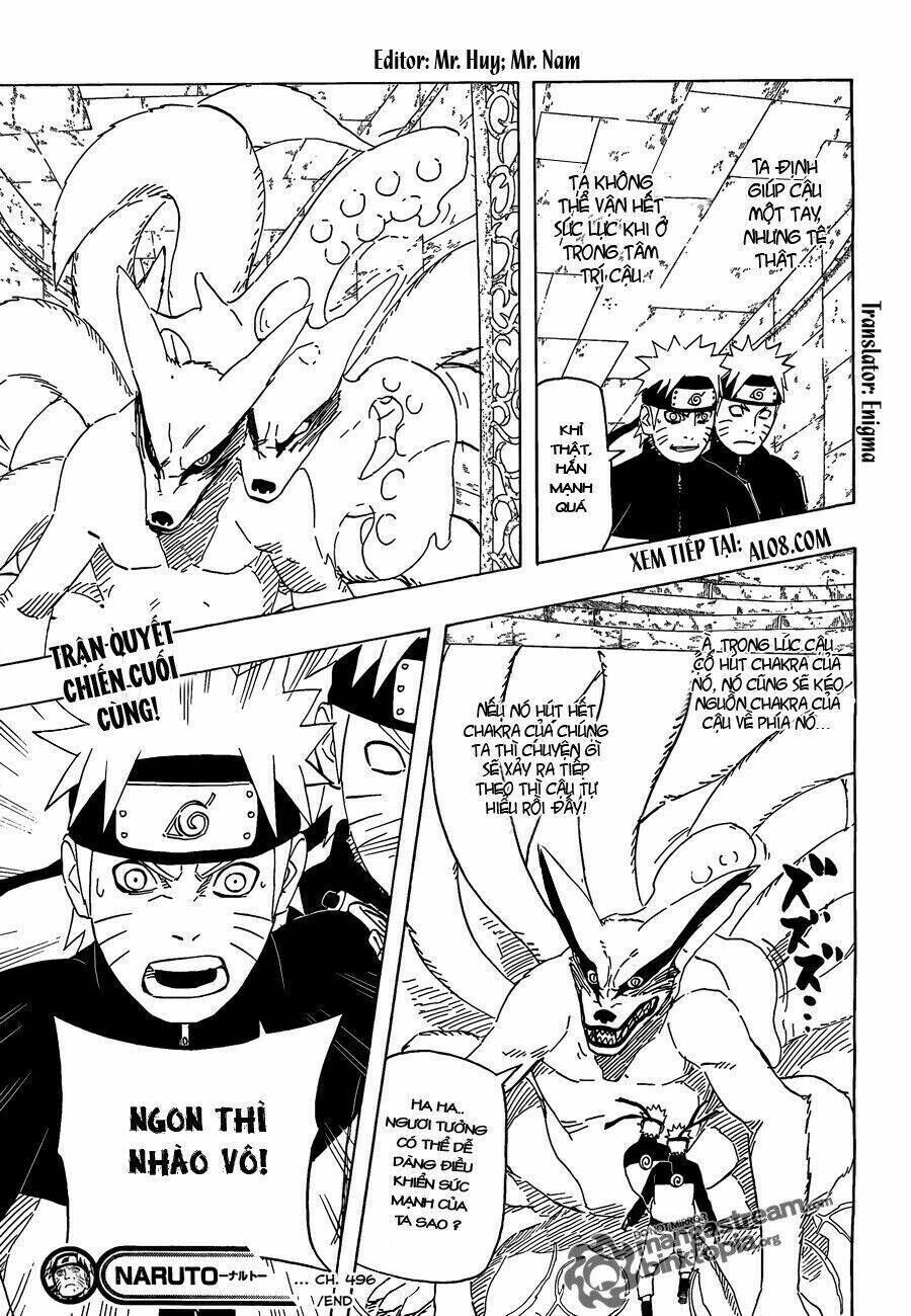 naruto - cửu vĩ hồ ly chapter 496 - Trang 2