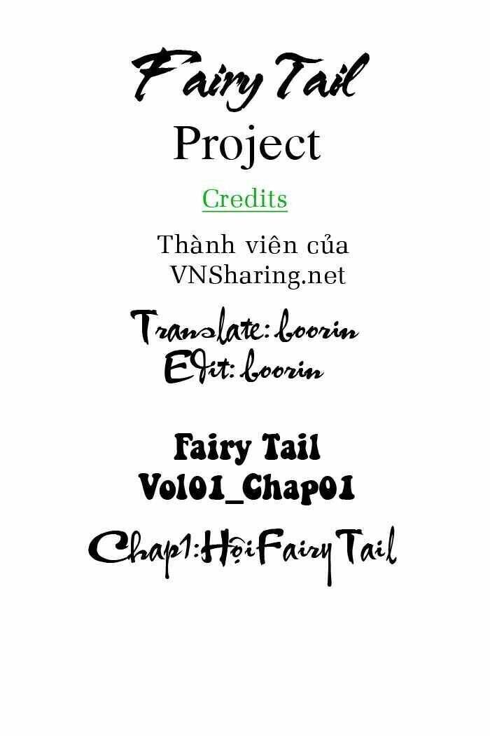 Fairy Tail Chapter 1 - Trang 2