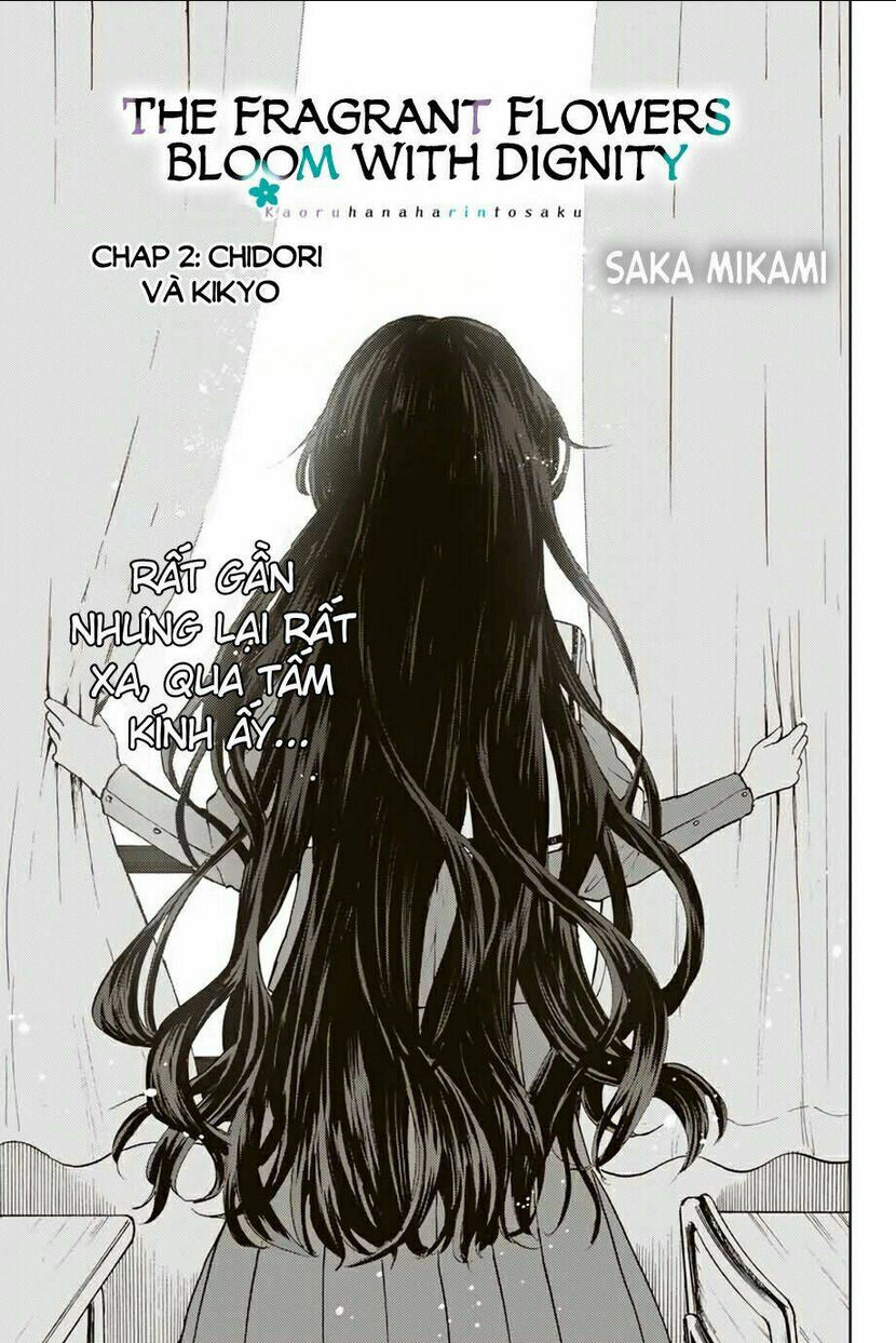 the fragrant flower blooms with dignity - kaoru hana wa rin to saku chapter 2: chidori và kikyo - Next chapter 3: chuẩn bị thi cử