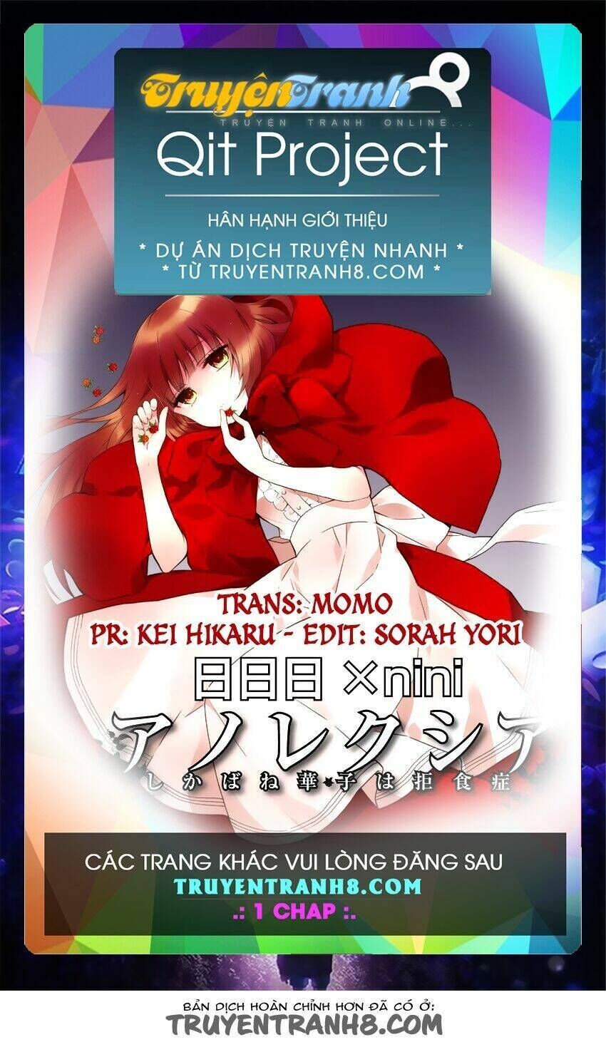 Anorexia - Shikabane Hanako Wa Kyoshokushou Chapter 9 - Trang 2