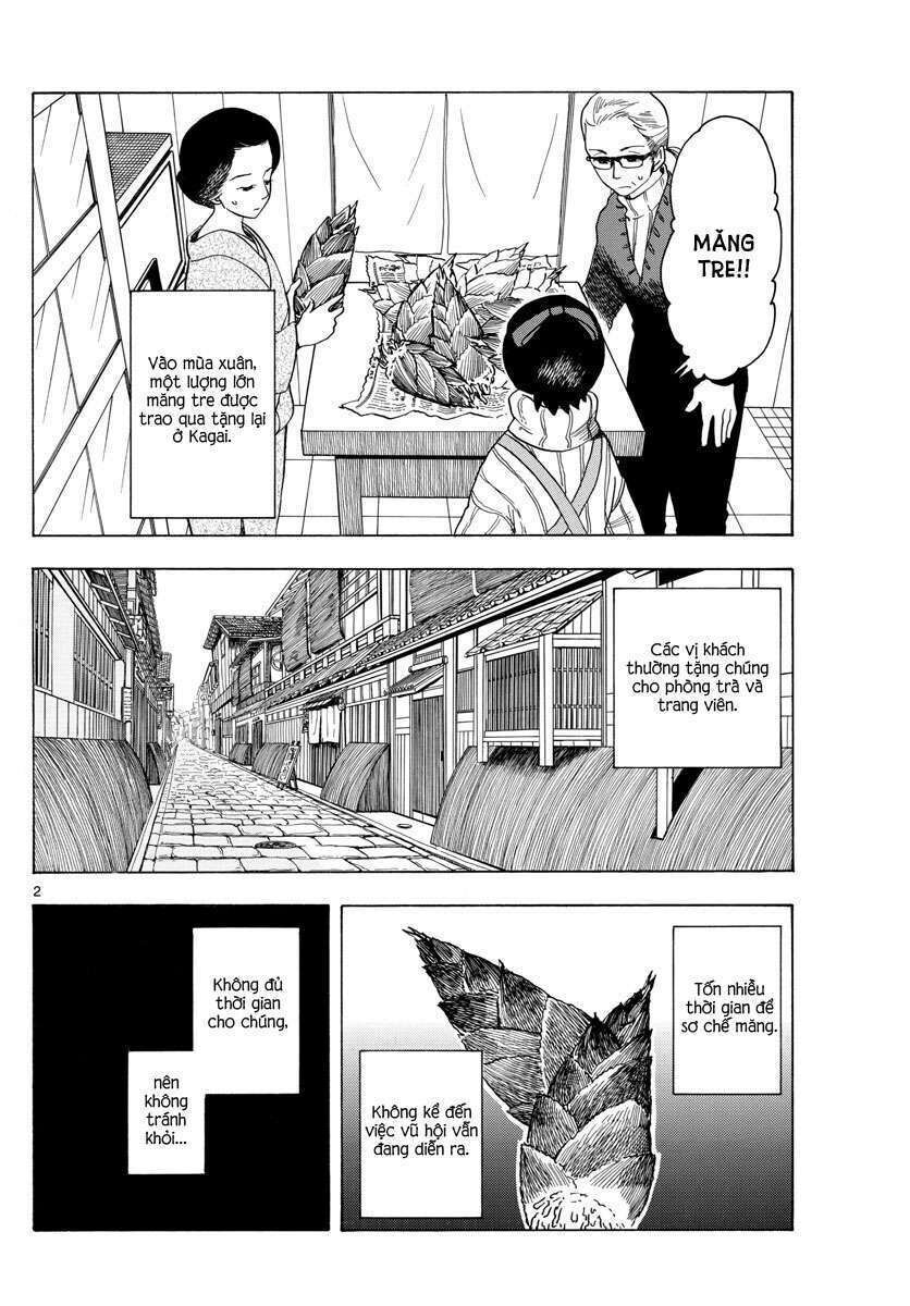 maiko-san chi no makanai-san chapter 73: cuộc chiến măng tre - Trang 1