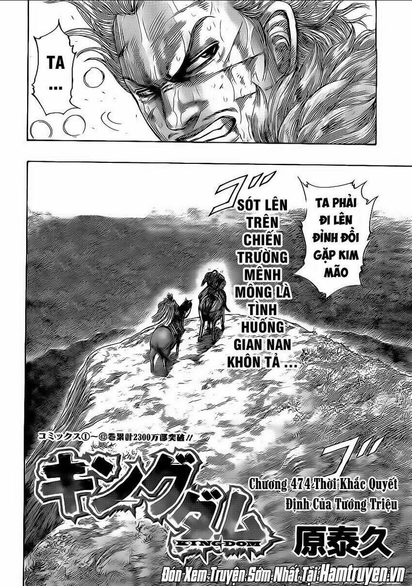 kingdom - vương giả thiên hạ chapter 474 - Next chapter 475