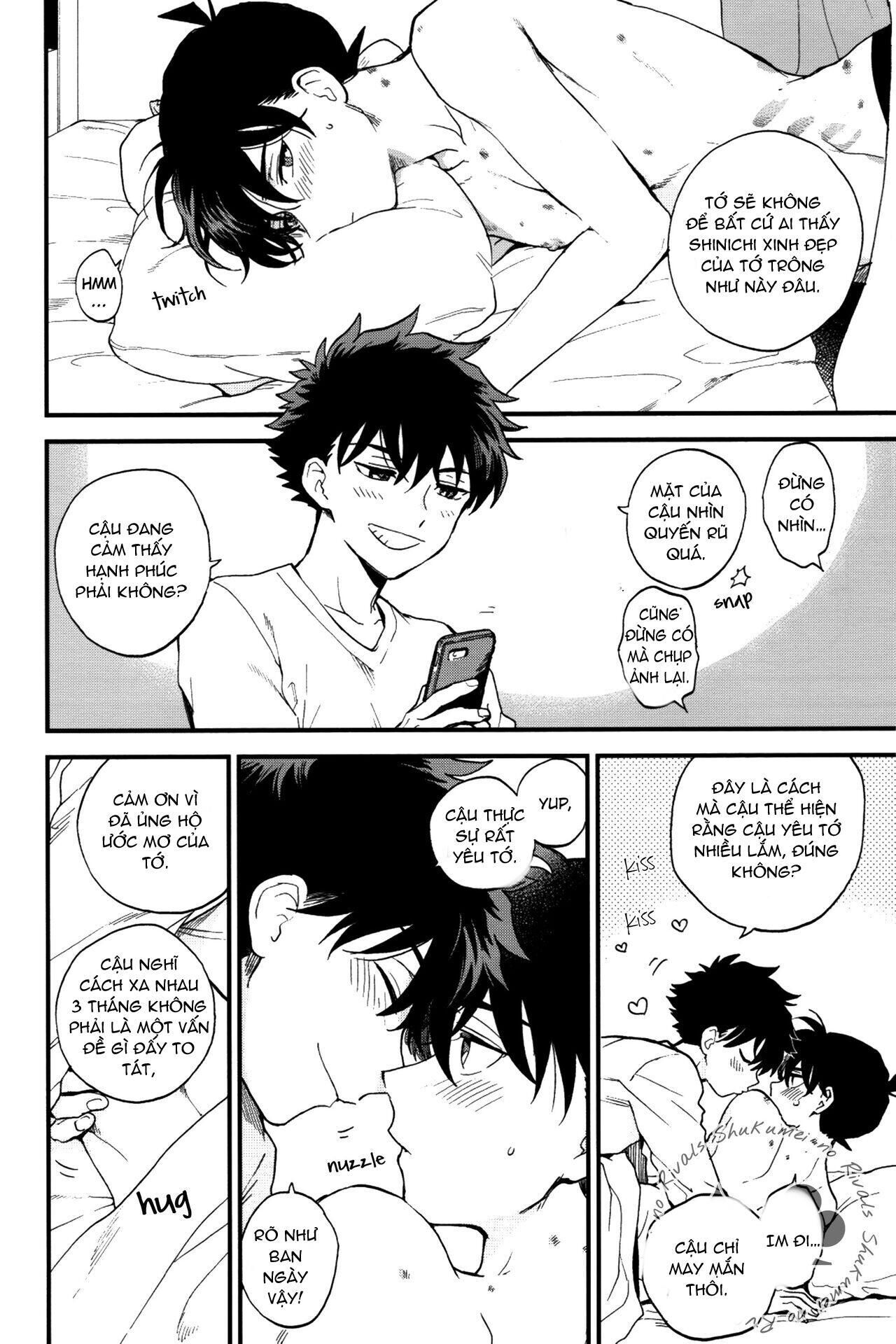 DJ Detective Conan Chapter 2 KaitoxShinichi - Trang 2