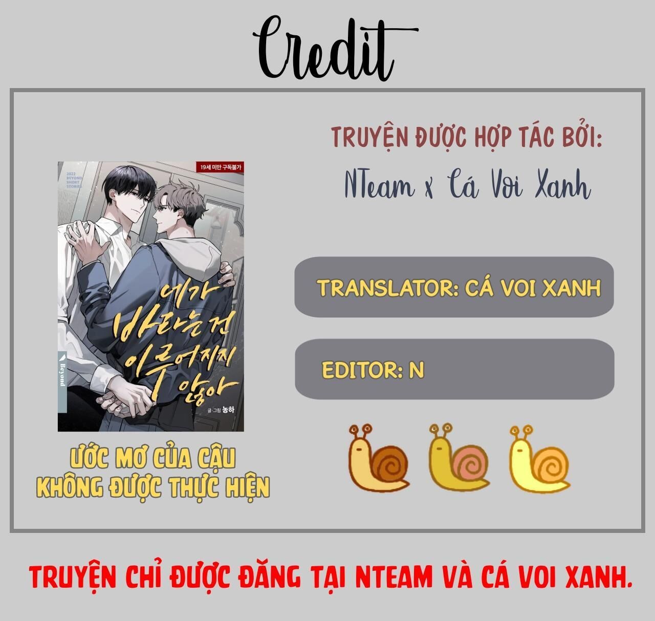 Tuyển tập những bộ truyện ngắn của nhà Cá Voi Xanh Chapter 3 - Trang 2