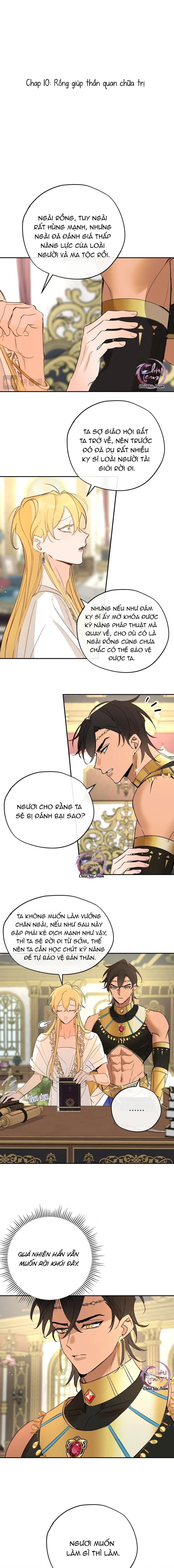 mong ước của thần quan là được cưỡi ác long thiên cổ Chapter 10 ❌HÔN❌ - Trang 1