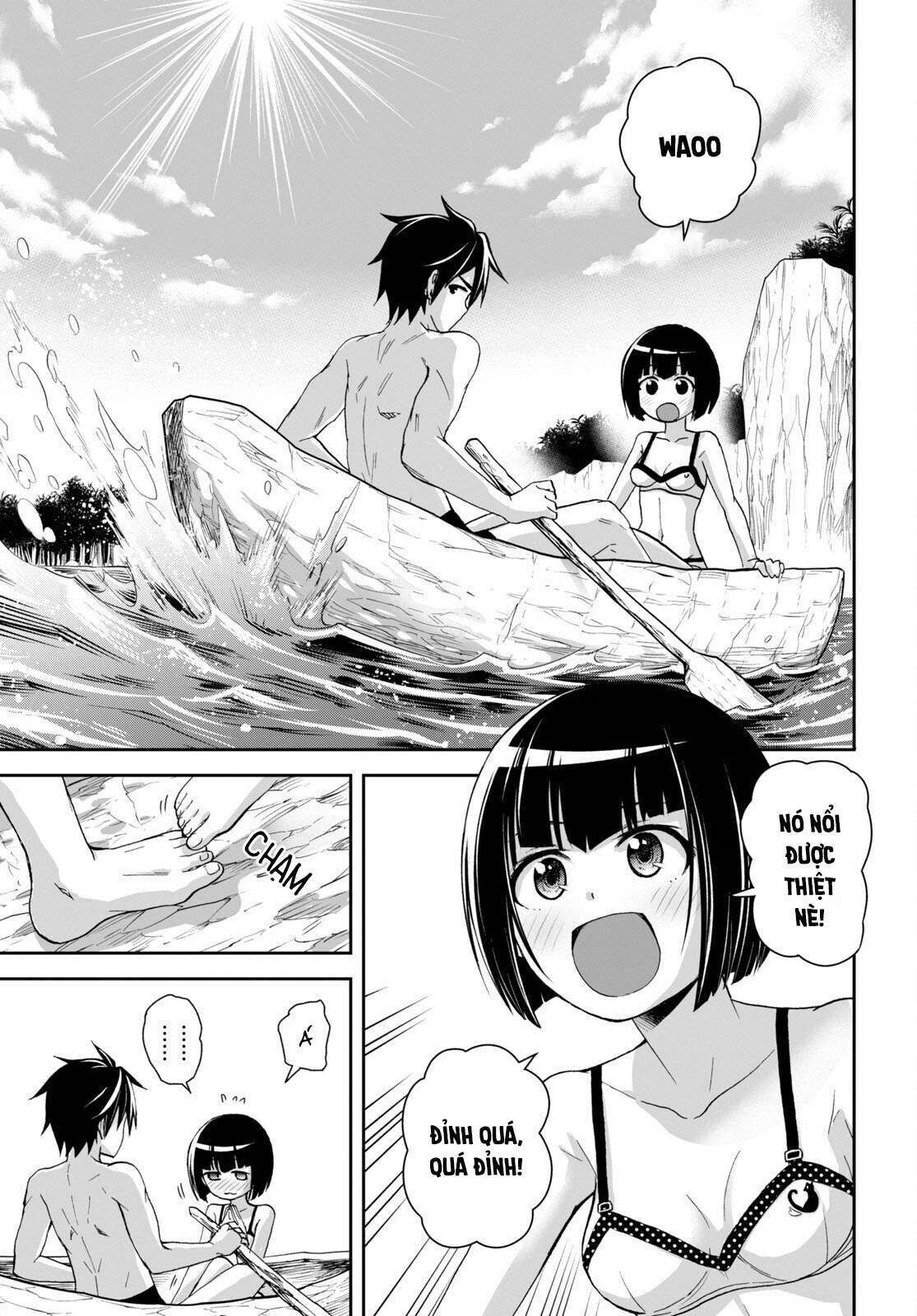 Isekai Yurutto Survival Seikatsu: Gakkou No Minna To Isekai No Mujintou Ni Tenishitakedo Ore Dake Rakushou Desu Chapter 13 - Trang 2