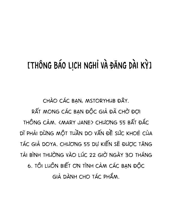 Mary Jane Chapter 54.1 Thông báo - Trang 1