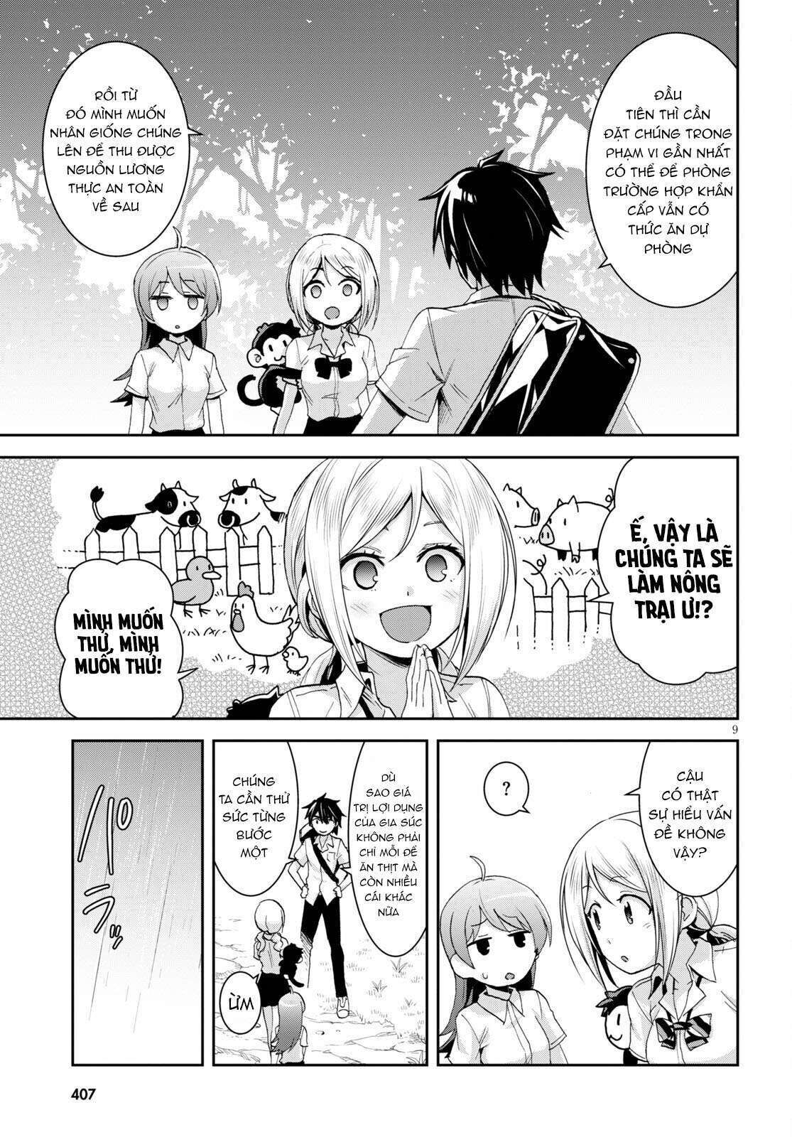 Isekai Yurutto Survival Seikatsu: Gakkou No Minna To Isekai No Mujintou Ni Tenishitakedo Ore Dake Rakushou Desu Chapter 14 - Trang 2