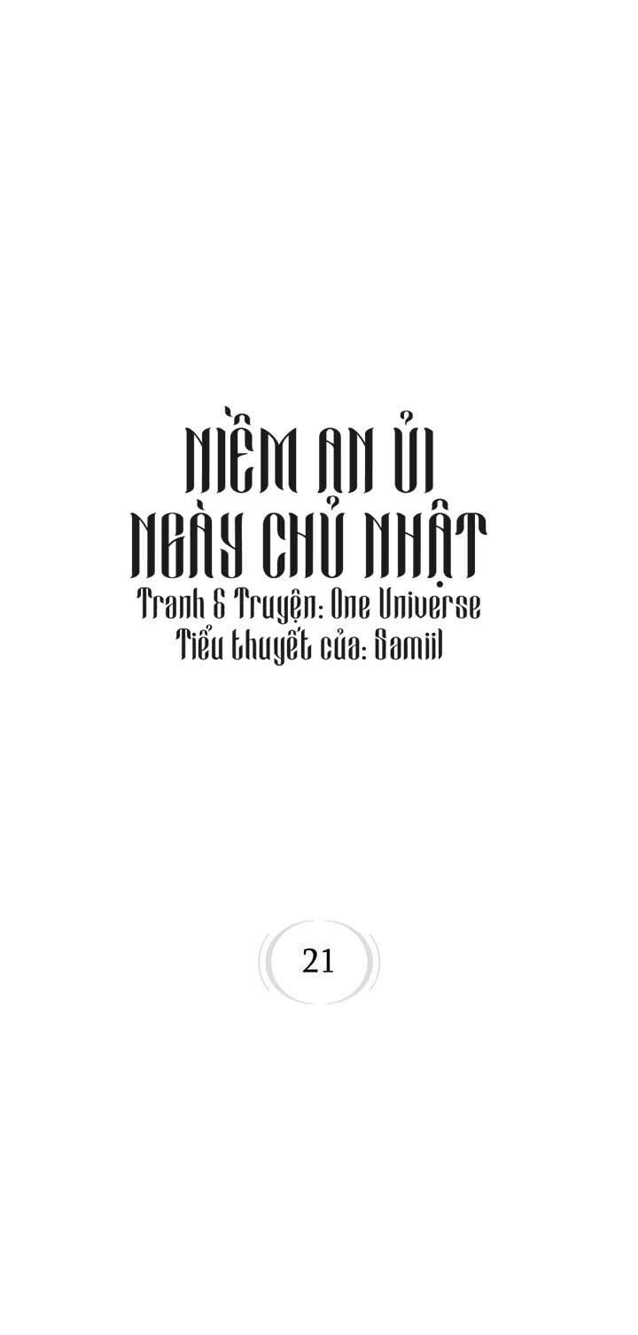 niềm an ủi ngày chủ nhật Chapter 21 - Trang 2