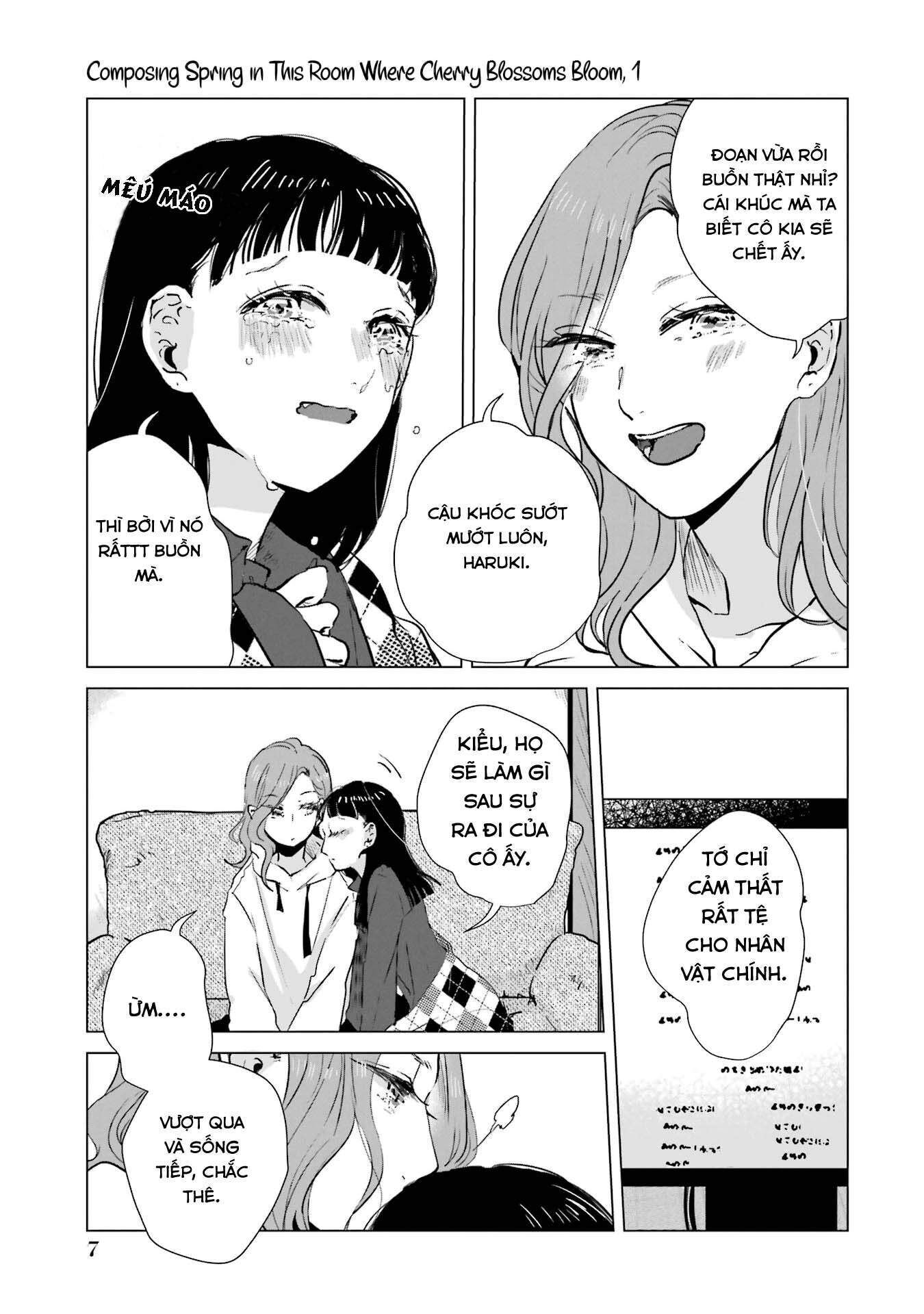 Haru Tsuzuru, Sakura Saku Kono Heya De Chapter 1 - Trang 2