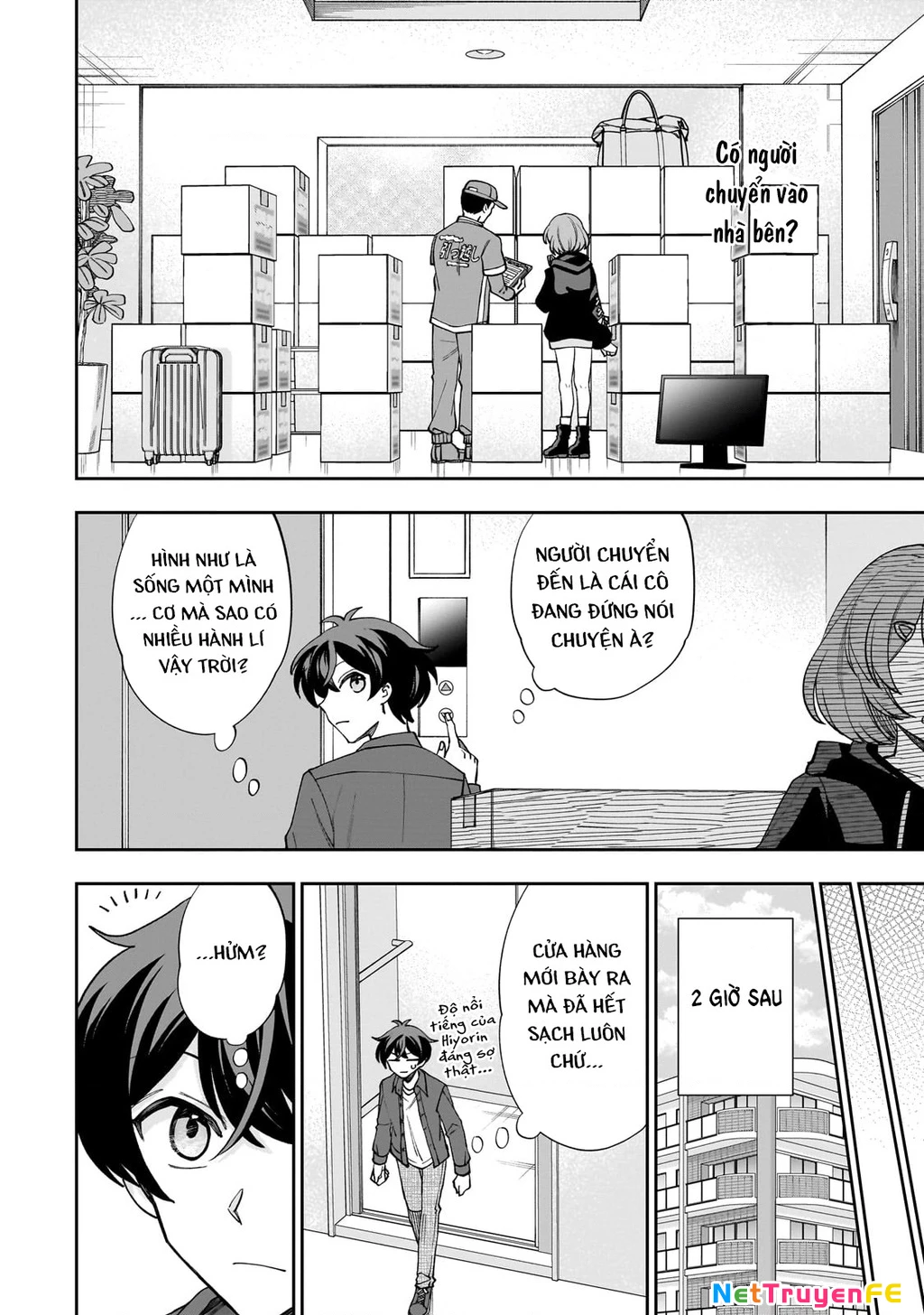 Net no "Oshi" to Real no "Oshi" ga Tonari ni Hikkoshite Kita Chapter 1 - Trang 2