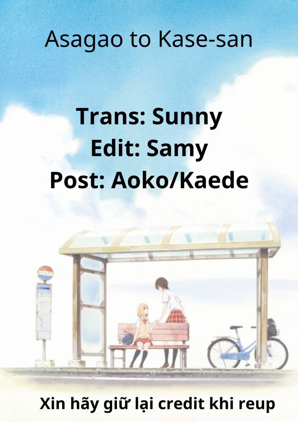 asagao to kase san chapter 7 - Trang 2