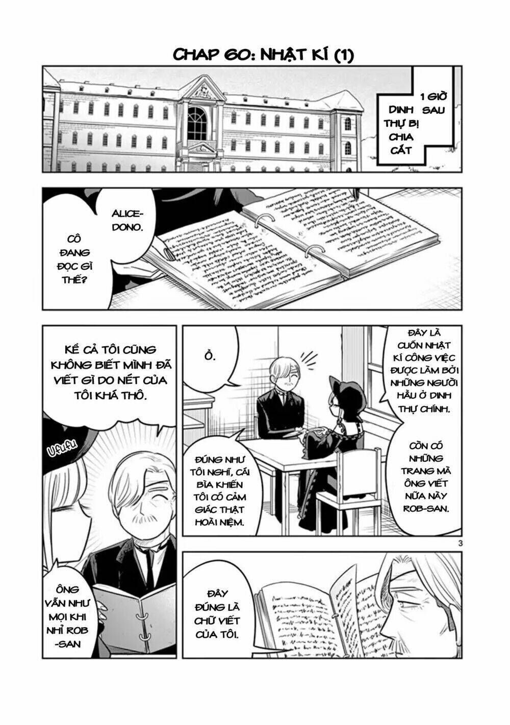 shinigami bocchan to kuro maid chapter 60: nhật kí (1) - Trang 2