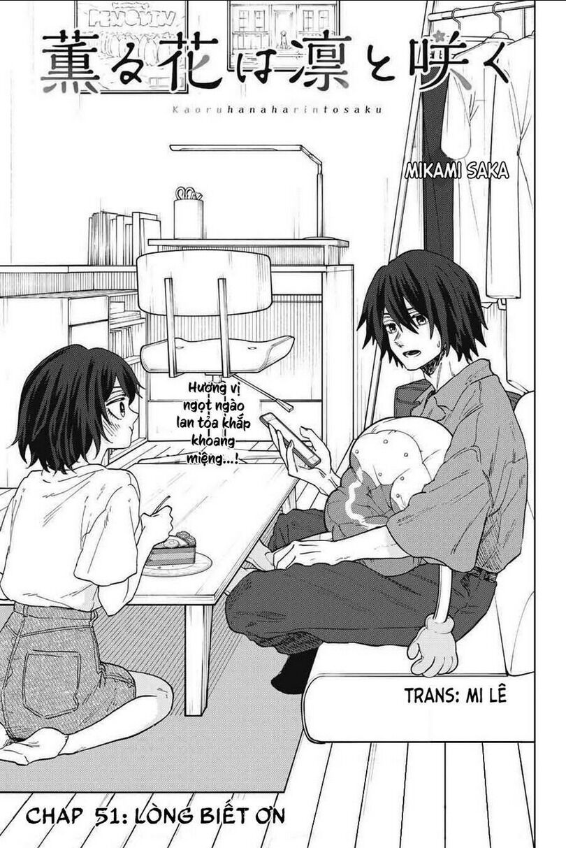 the fragrant flower blooms with dignity - kaoru hana wa rin to saku chapter 51 - Next chapter 52: công việc làm thêm của waguri-san