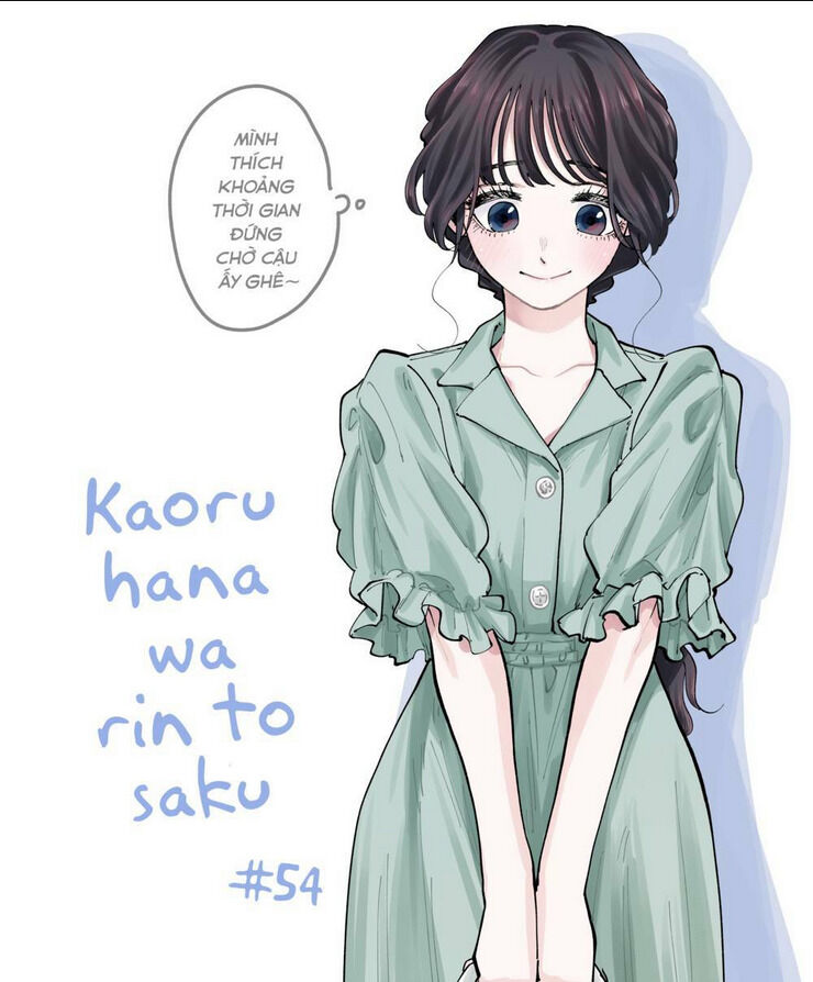 the fragrant flower blooms with dignity - kaoru hana wa rin to saku chapter 54: chiếc bánh thưởng cho cậu ấy - Next chapter 55: nhà của waguri-san