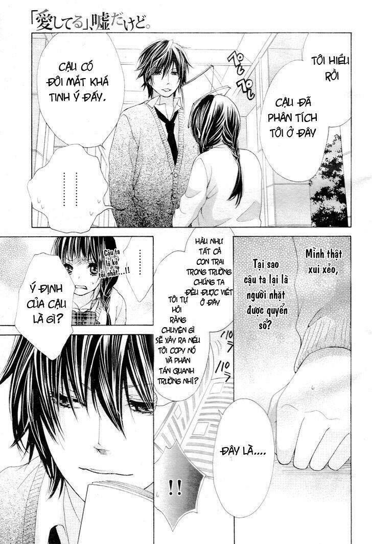 "Aishiteru", Uso dakedo Chapter 1: One shot - Trang 2