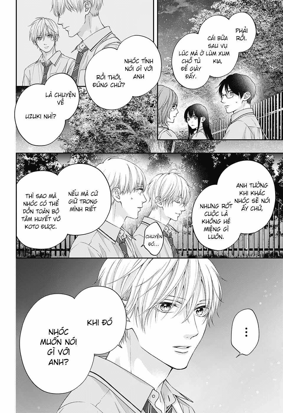 kono oto tomare! chapter 111: vầng trăng trên trời xanh - Next chapter 112: sàn quyết đấu