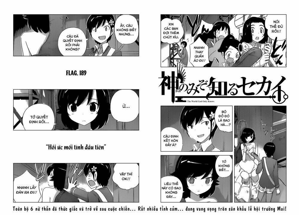 The World God Only Knows - Kami nomi zo Shiru Sekai Chapter 189 - Trang 1