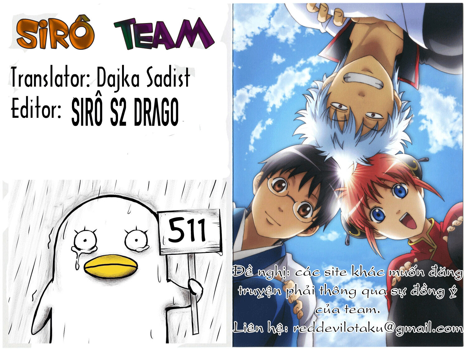 gintama chương 511 - Next chương 512