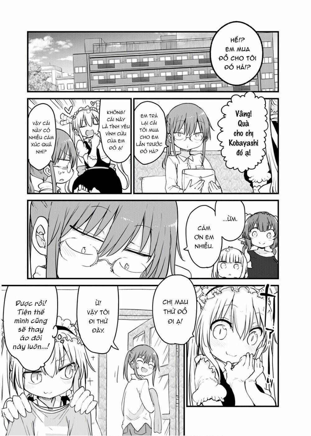 cuộc sống trả ơn của nàng rồng tohru! chapter 79: \"tooru và thời trang\" - Trang 2