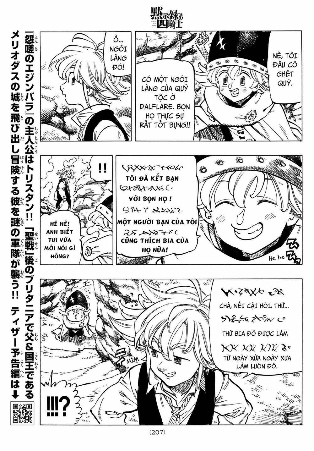 tứ kỵ sĩ khải huyền chapter 52: meliodas và percival - Trang 2