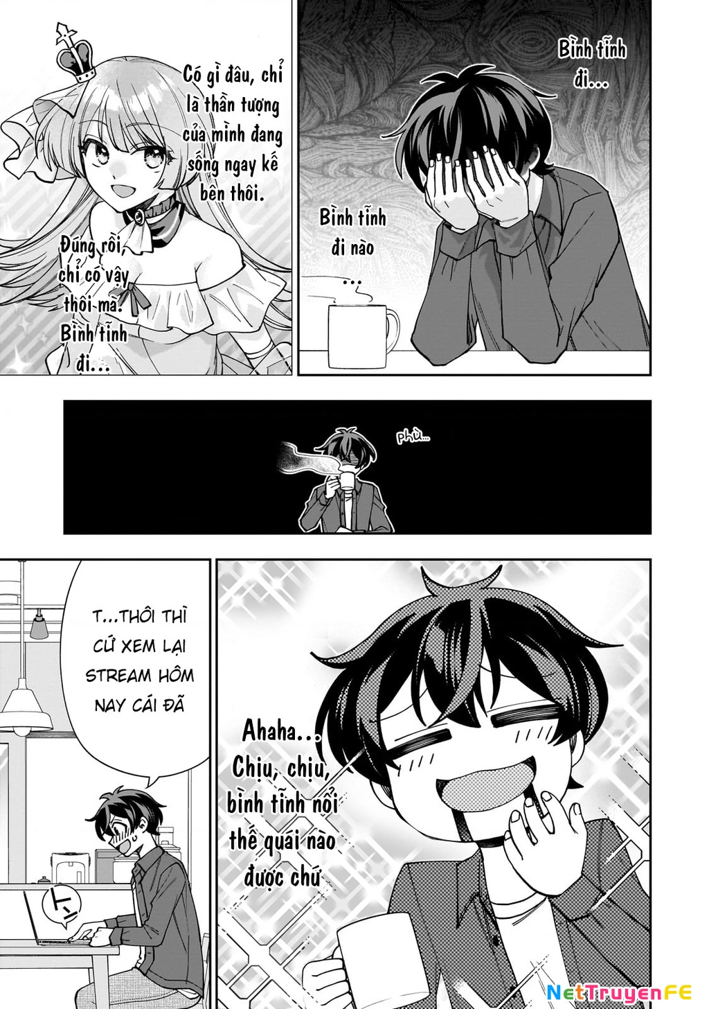 Net no "Oshi" to Real no "Oshi" ga Tonari ni Hikkoshite Kita Chapter 1 - Trang 2