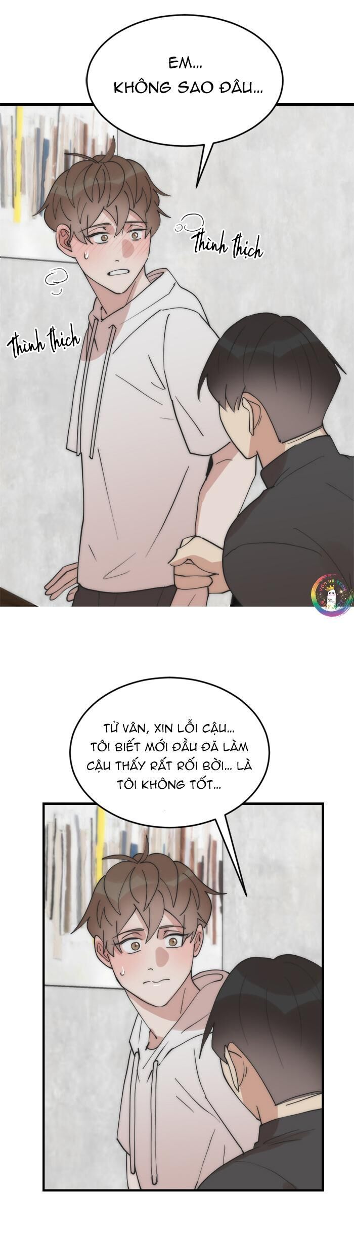 Đàn Anh Sói Ca Cùng Phòng Của Tôi Chapter 17 Không che - Next Chapter 18