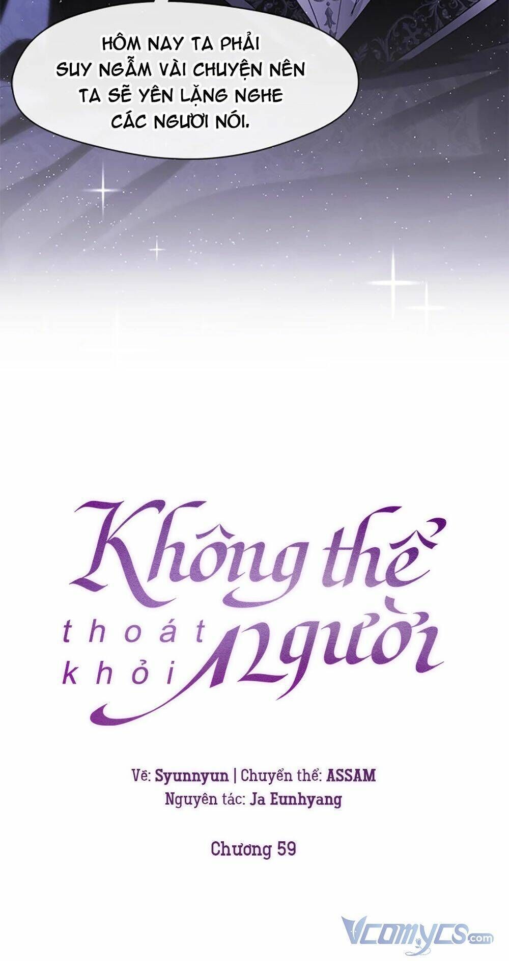 không thể thoát khỏi người chapter 59 - Next chapter 60